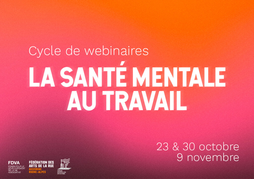 Cycle de webinaires sur la santé mentale au travail