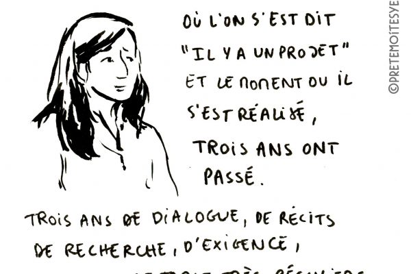 Facilitation graphique par Sophie RAYNAL / Prête moi tes yeux